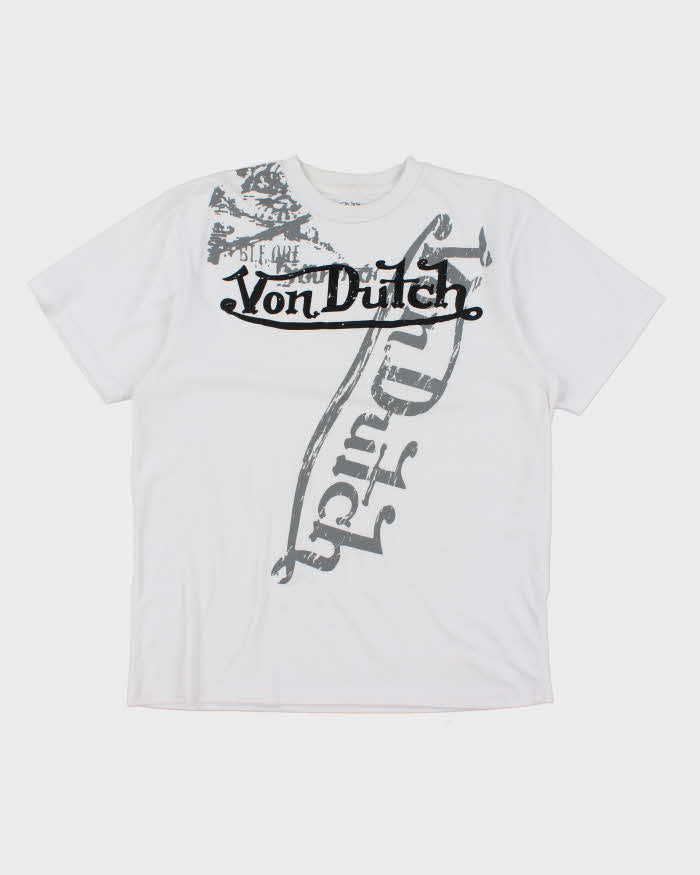 Vintage Y2k 00s Von Dutch T-shirt - L