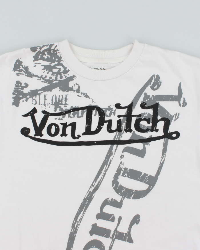 Vintage Y2k 00s Von Dutch T-shirt - L