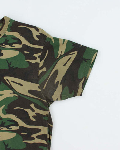 Vintage 00s TMT Camouflage T-shirt - L