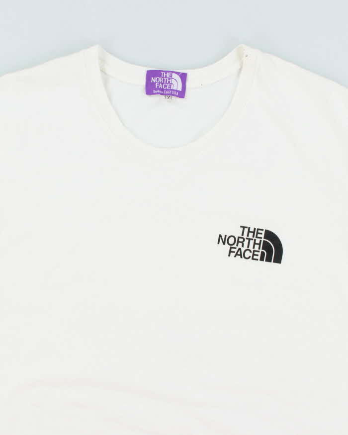 Vintage The North Face Purple Label Small Logo T-Shirt - XXXL