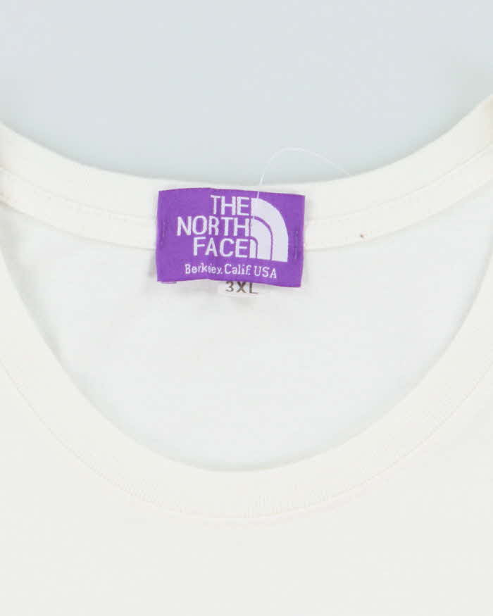 Vintage The North Face Purple Label Small Logo T-Shirt - XXXL