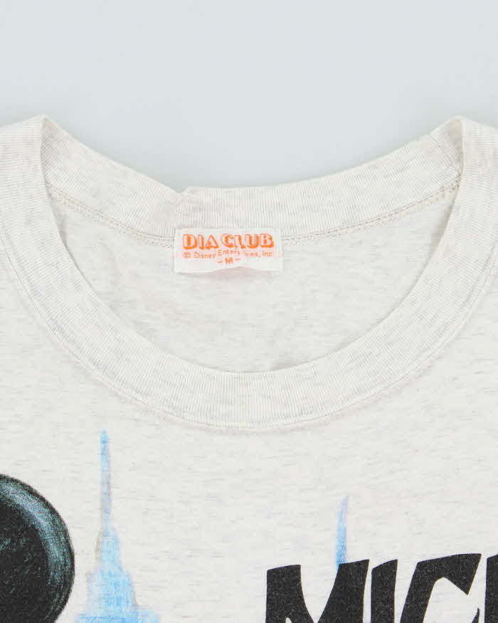 Vintage 90's Disney Mickey Mouse &amp; Pluto Graphic T-Shirt - M