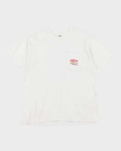Vintage 90's Du Point Refinish Racing Graphic T-Shirt - XL