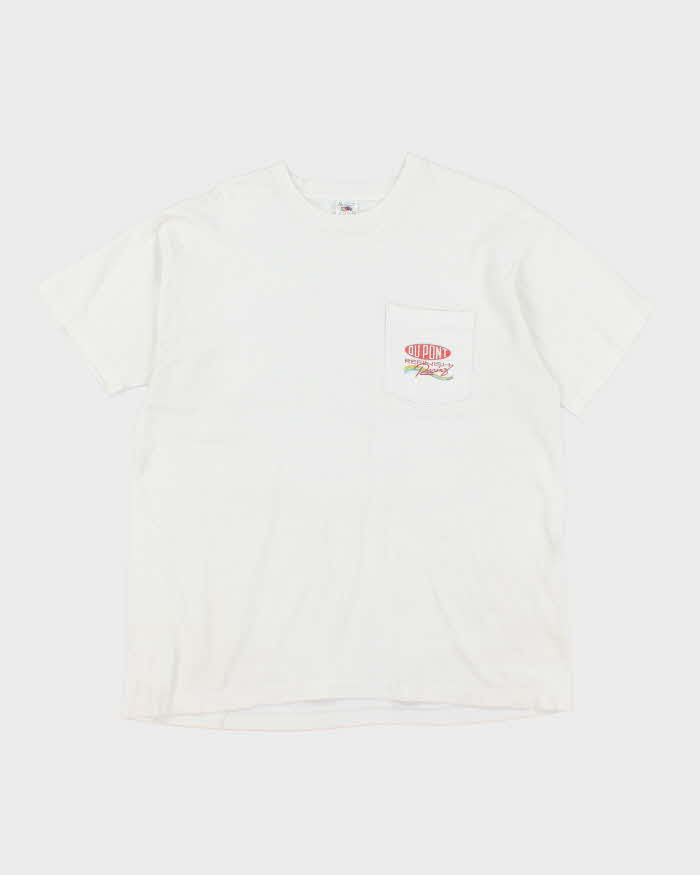 Vintage 90's Du Point Refinish Racing Graphic T-Shirt - XL