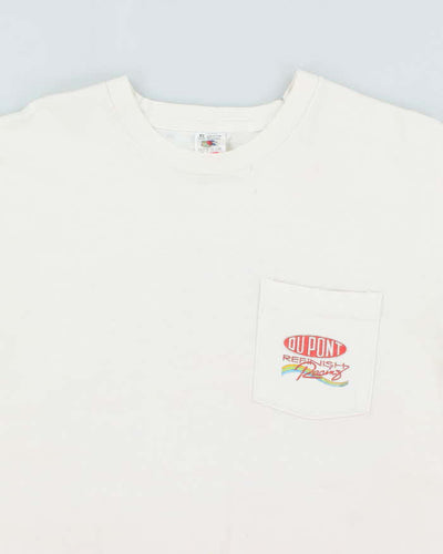 Vintage 90's Du Point Refinish Racing Graphic T-Shirt - XL