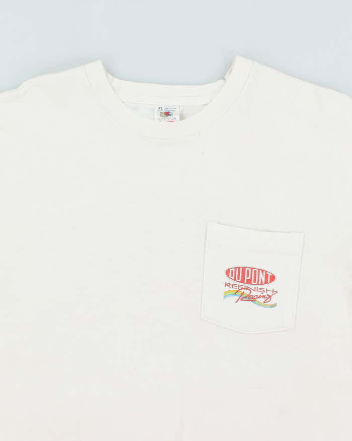 Vintage 90's Du Point Refinish Racing Graphic T-Shirt - XL