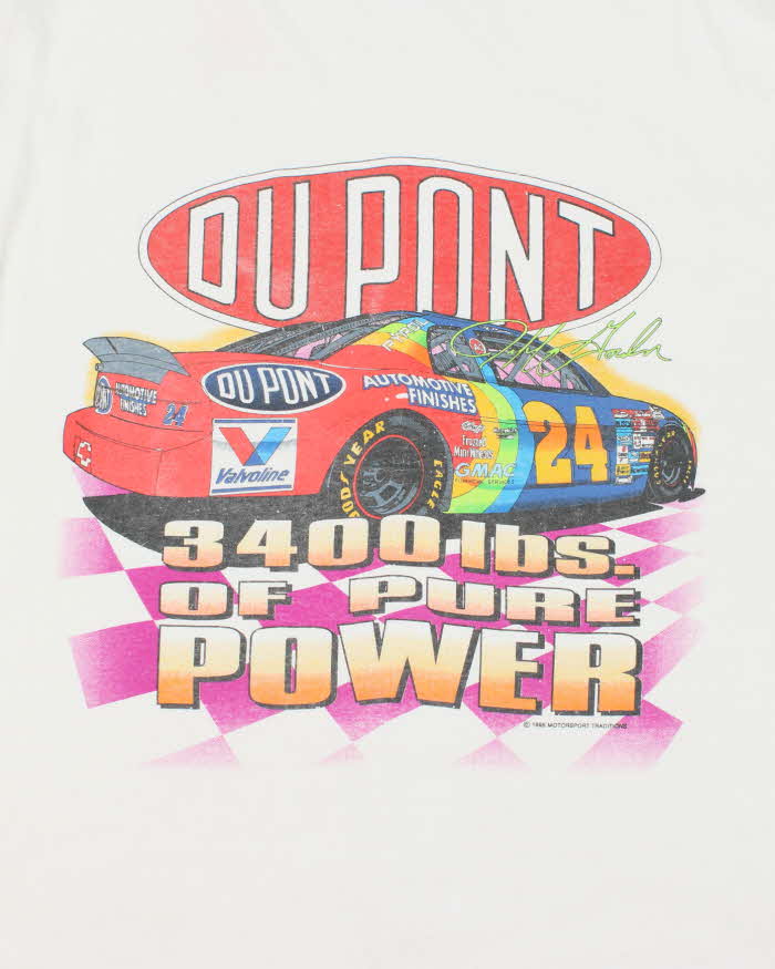 Vintage 90's Du Point Refinish Racing Graphic T-Shirt - XL