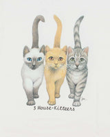 Vintage 90's Three Mouse Cats Graphic T-Shirt - M