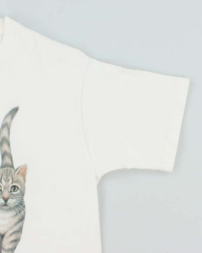 Vintage 90's Three Mouse Cats Graphic T-Shirt - M