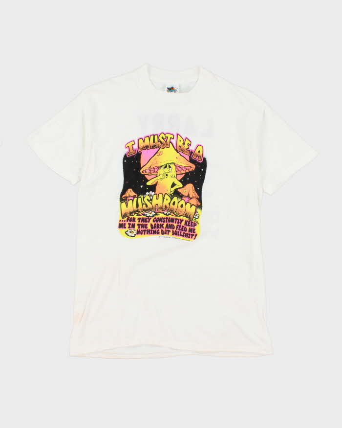 Vintage 90's Mushroom Comedy Graphic T-Shirt - L