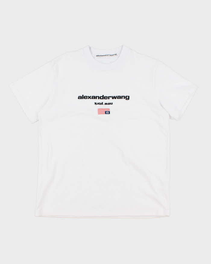 Vintage Alexander Wang Spell Out Graphic T-Shirt - M