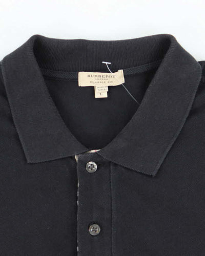 Vintage Y2K Burberry Classic Fit Polo Shirt - L