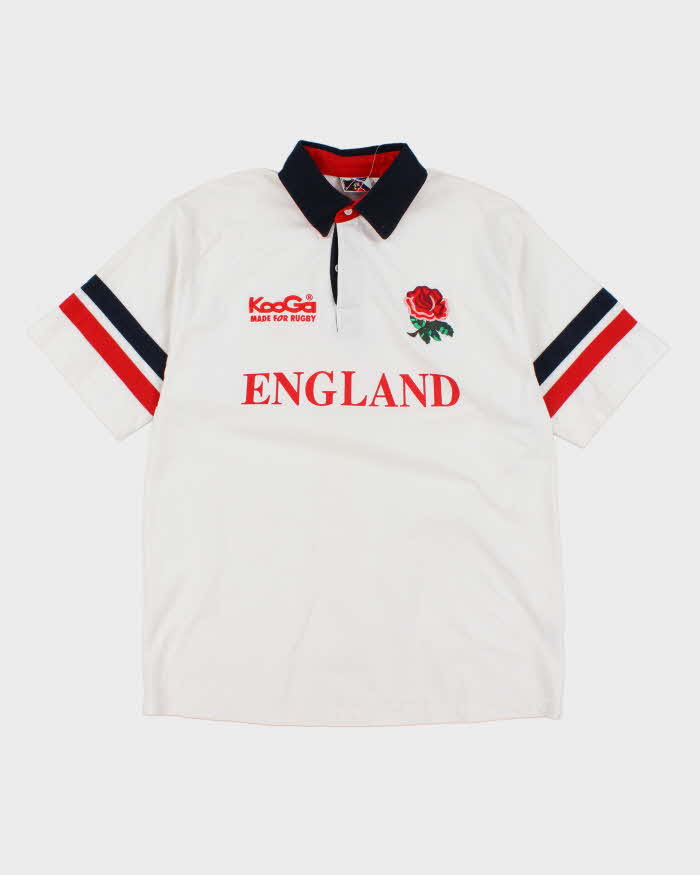 Vintage 2000's Kooga England Rugby Polo Shirt - L