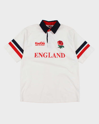 Vintage 2000's Kooga England Rugby Polo Shirt - L