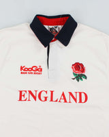 Vintage 2000's Kooga England Rugby Polo Shirt - L