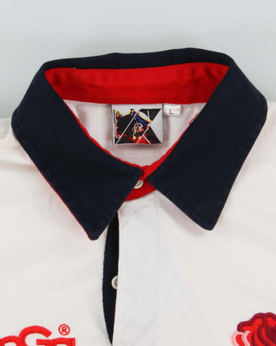Vintage 2000's Kooga England Rugby Polo Shirt - L