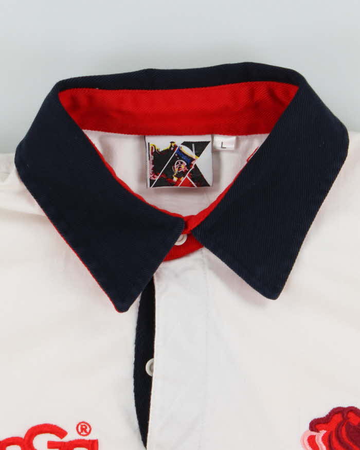 Vintage 2000's Kooga England Rugby Polo Shirt - L