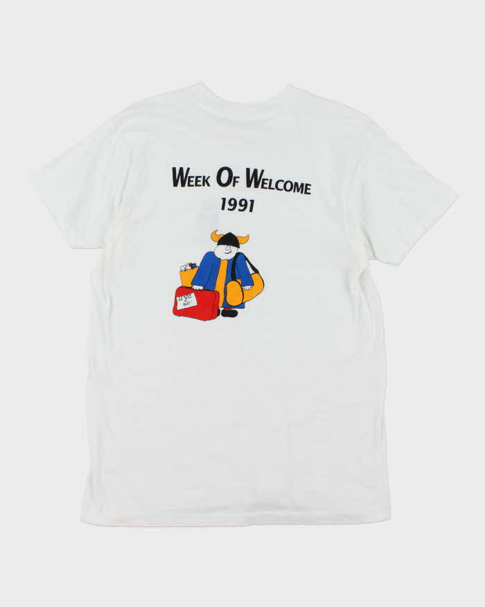 Vintage 90s University Of Victoria Single Stitch T-shirt - M