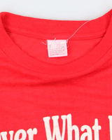 Vintage 90s Over What Hill? Single Stitch T-shirt - L