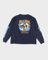 Vintage 2000's Harley Davidson Lightning Graphic Long Sleeved T-Shirt - XL