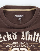 Vintage Y2K Ecko Embroidered Waffle Long-sleeve T-Shirt - XL