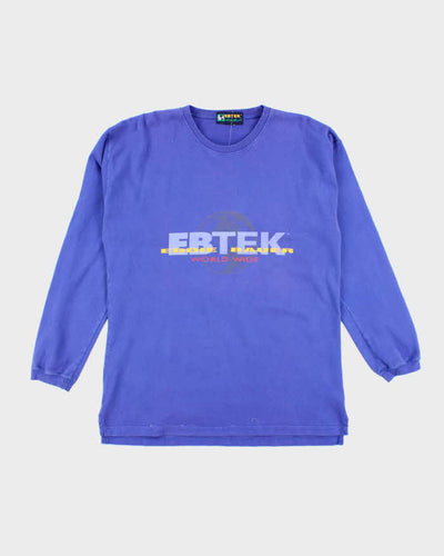 Vintage 90's Eddie Bauer Centre Logo Long-sleeve - XL