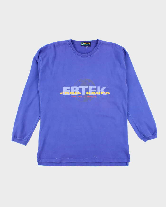 Vintage 90's Eddie Bauer Centre Logo Long-sleeve - XL
