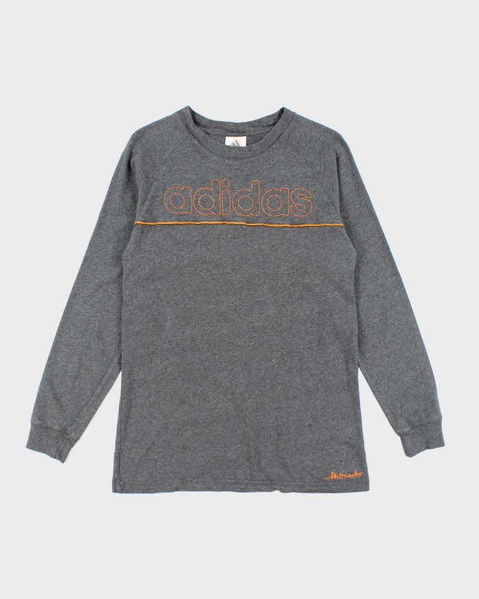 Vintage 2000's Adidas Spell Out Graphic Long-sleeve T-Shirt - S