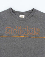 Vintage 2000's Adidas Spell Out Graphic Long-sleeve T-Shirt - S