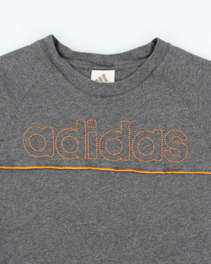Vintage 2000's Adidas Spell Out Graphic Long-sleeve T-Shirt - S