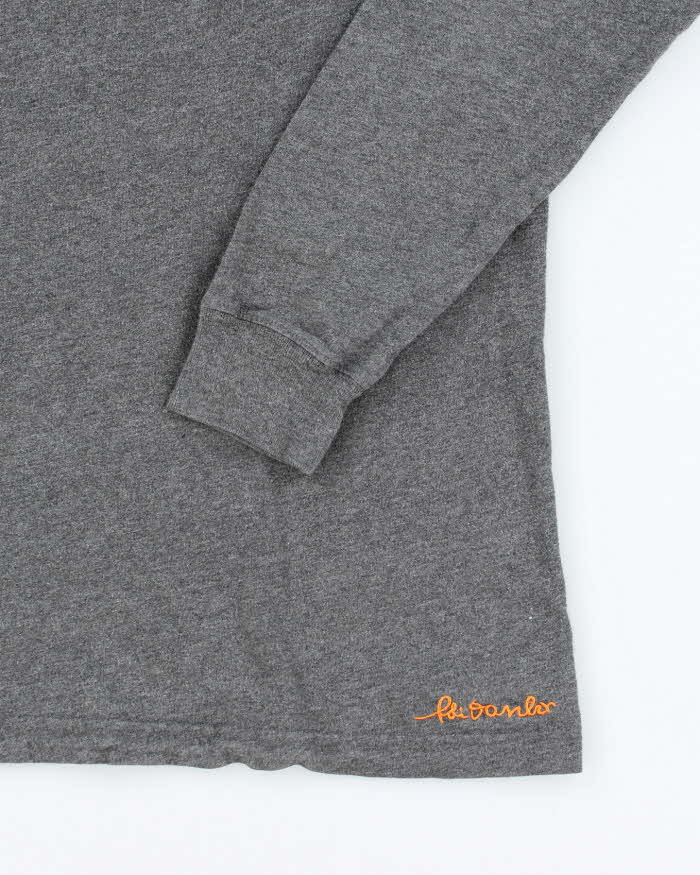 Vintage 2000's Adidas Spell Out Graphic Long-sleeve T-Shirt - S