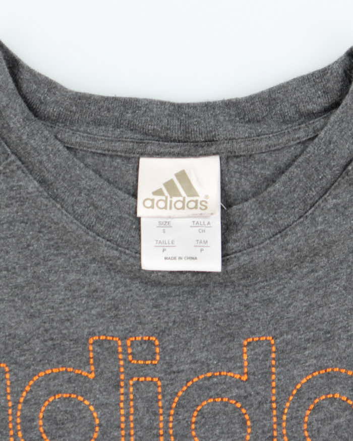 Vintage 2000's Adidas Spell Out Graphic Long-sleeve T-Shirt - S