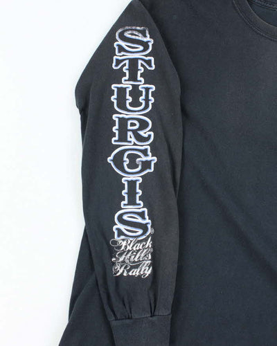 Vintage 2000's Sturgis Anniversary Black Hill Rally Long-sleeve T-Shirt - M