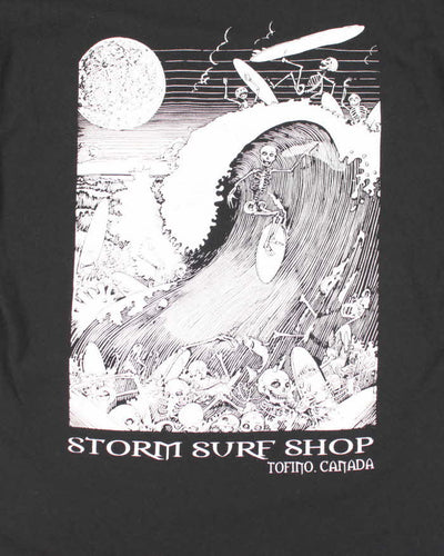 Vintage Gothic Graphic Long-sleeve T-Shirt - L