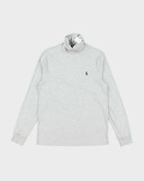 Vintage 2000's Ralph Lauren Lightweight Roll Neck Long-sleeve T-Shirt - M