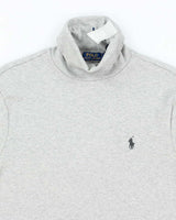 Vintage 2000's Ralph Lauren Lightweight Roll Neck Long-sleeve T-Shirt - M