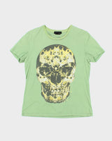 Vintage 2000's Alexander McQueen Skull Graphic T-Shirt - L