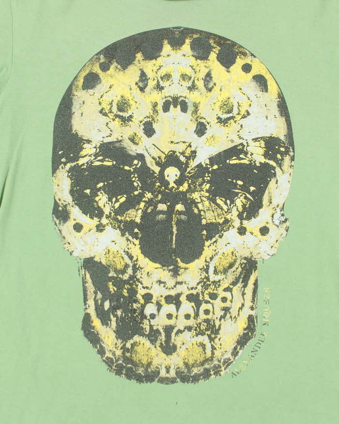 Vintage 2000's Alexander McQueen Skull Graphic T-Shirt - L