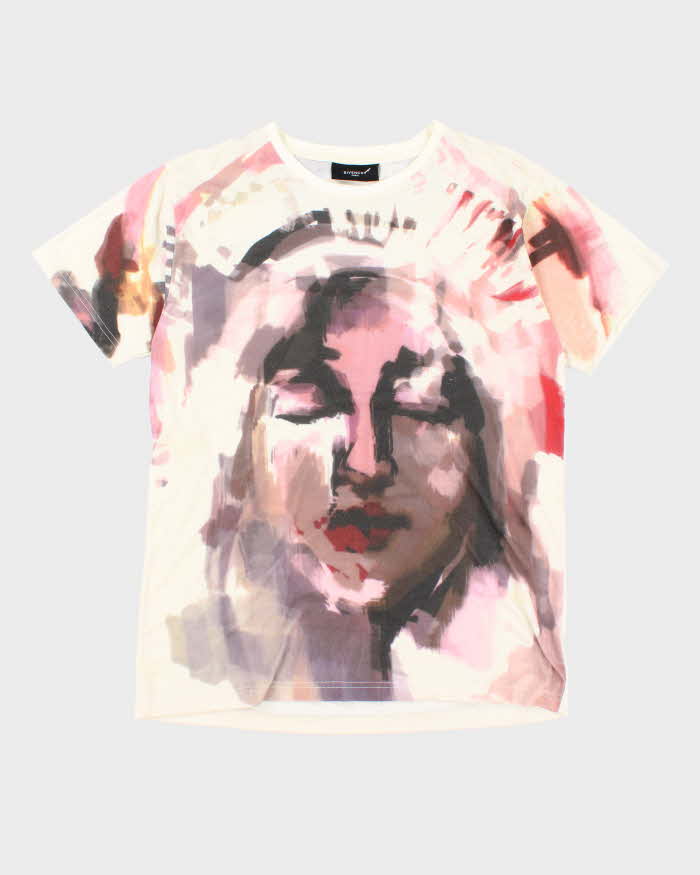 Vintage Givenchy Painted Face Graphic T-Shirt - L
