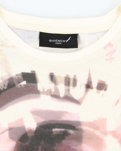 Vintage Givenchy Painted Face Graphic T-Shirt - L