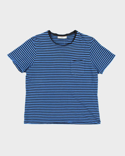 Vintage 2000's AMI Striped Lightweight T-Shirt - M