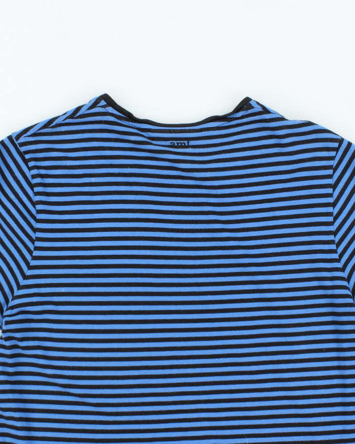 Vintage 2000's AMI Striped Lightweight T-Shirt - M