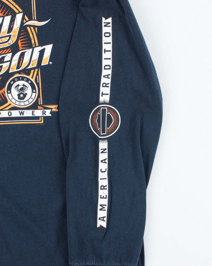Vintage Harley Davidson Graphic Long-sleeve T-Shirt - XL