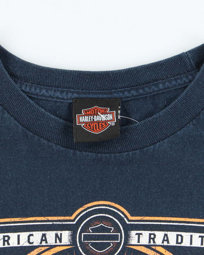 Vintage Harley Davidson Graphic Long-sleeve T-Shirt - XL