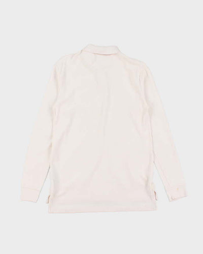 Vintage Y2K Burberry Small Logo Long-sleeved Polo Shirt - M