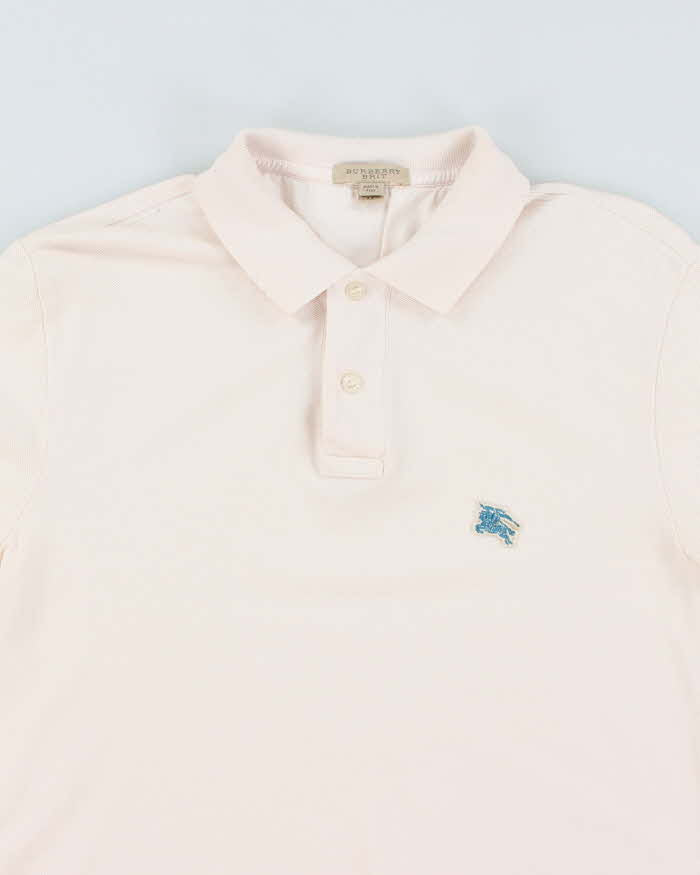 Vintage Y2K Burberry Small Logo Long-sleeved Polo Shirt - M