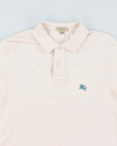 Vintage Y2K Burberry Small Logo Long-sleeved Polo Shirt - M