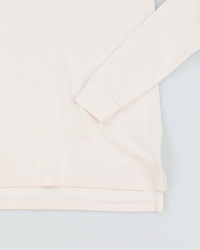 Vintage Y2K Burberry Small Logo Long-sleeved Polo Shirt - M