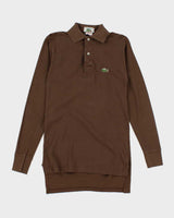 Vintage Lacoste Small Croc Long-sleeved Polo Shirt - S