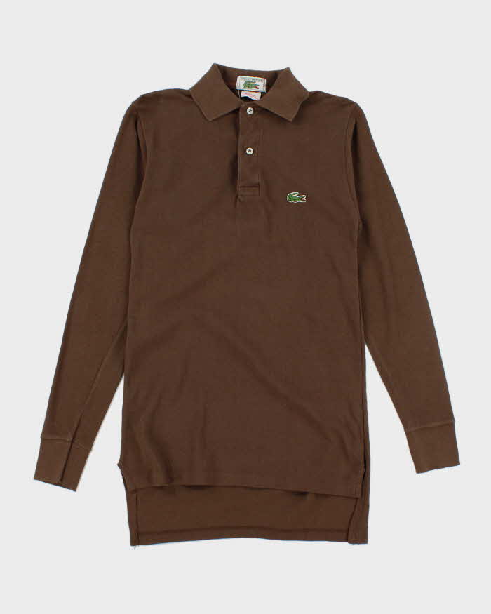 Vintage Lacoste Small Croc Long-sleeved Polo Shirt - S